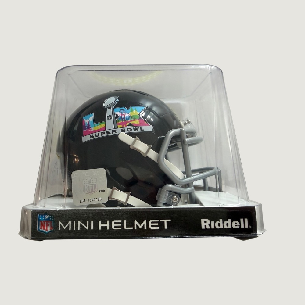 Riddell NFL Super Bowl LX 60 San Francisco Bay Area Mini Helmet - Damaged Box